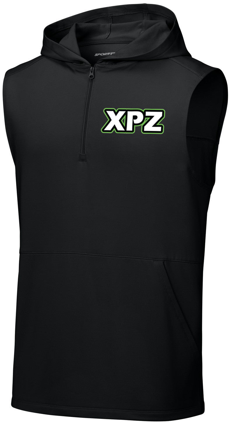 Sport-Wick Stretch Sleeveless Hooded 1/4-Zip