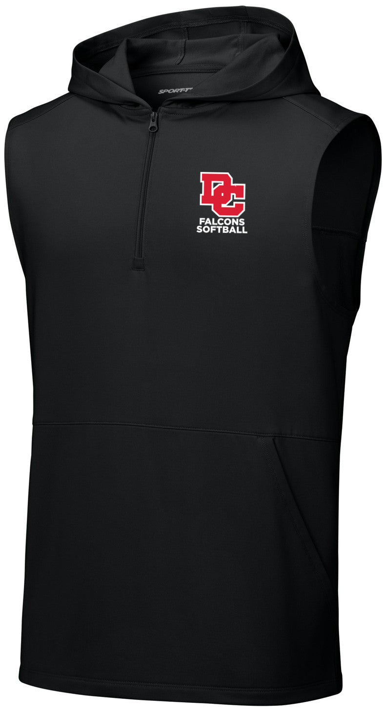 Sport-Wick Stretch Sleeveless Hooded 1/4-Zip