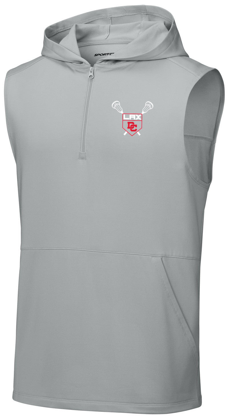 Sport-Wick Stretch Sleeveless Hooded 1/4-Zip