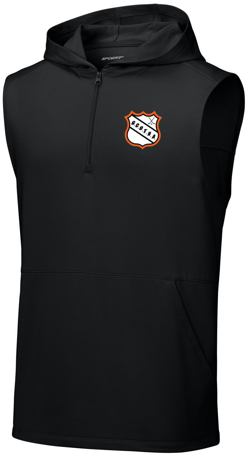 Sport-Wick Stretch Sleeveless Hooded 1/4-Zip