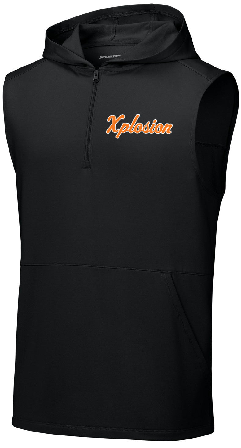 Sport-Wick Stretch Sleeveless Hooded 1/4-Zip