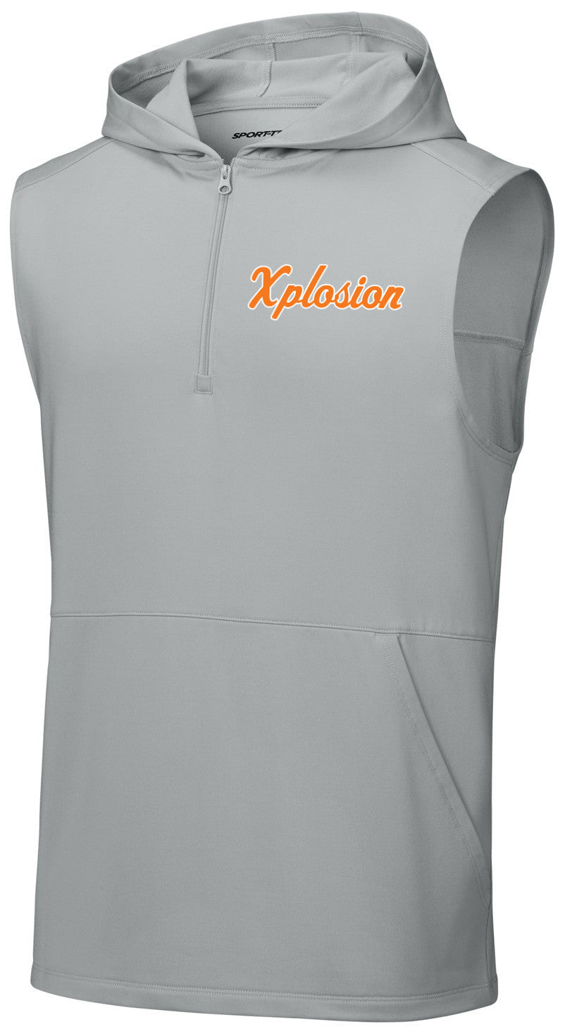 Sport-Wick Stretch Sleeveless Hooded 1/4-Zip