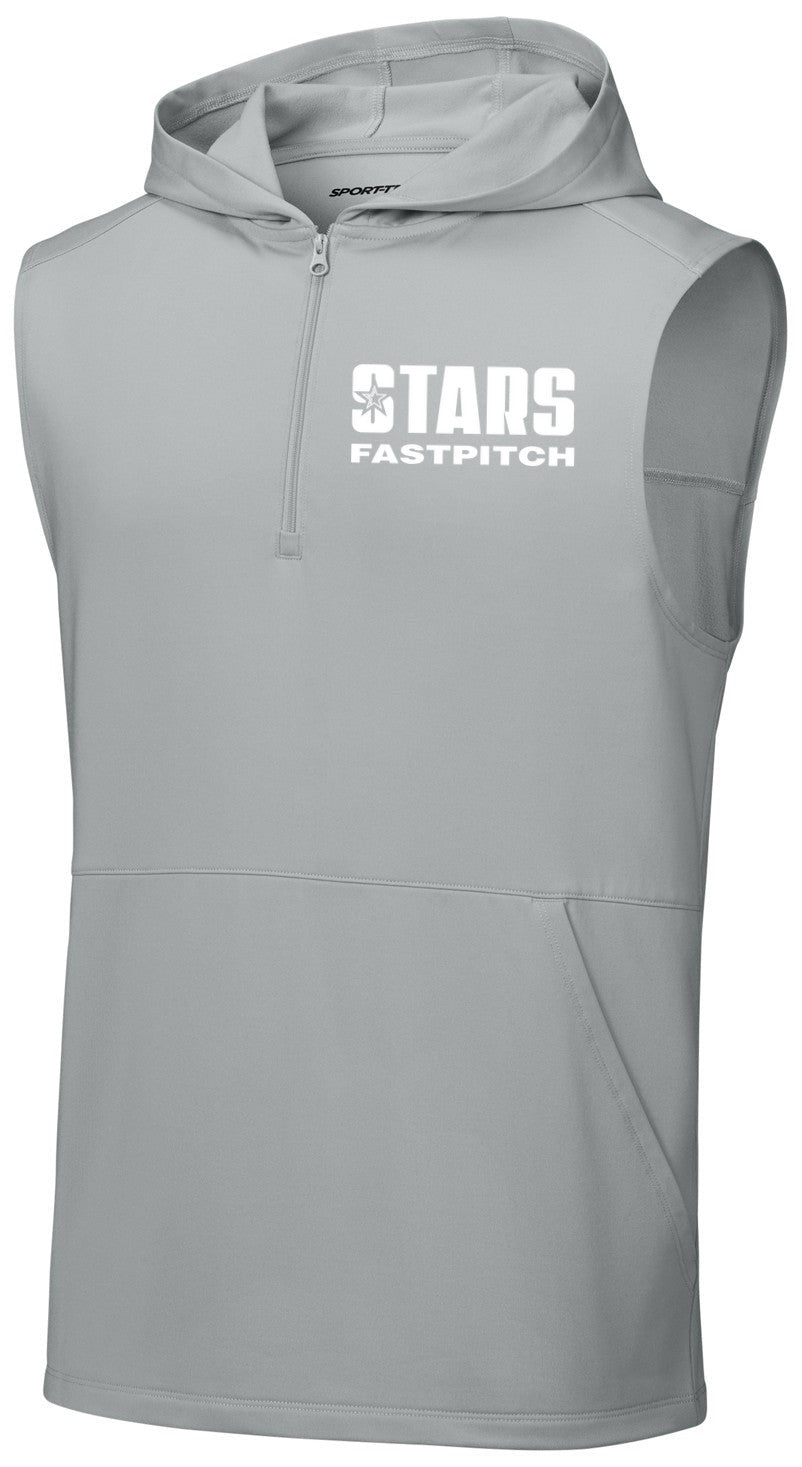 Sport-Wick Stretch Sleeveless Hooded 1/4-Zip