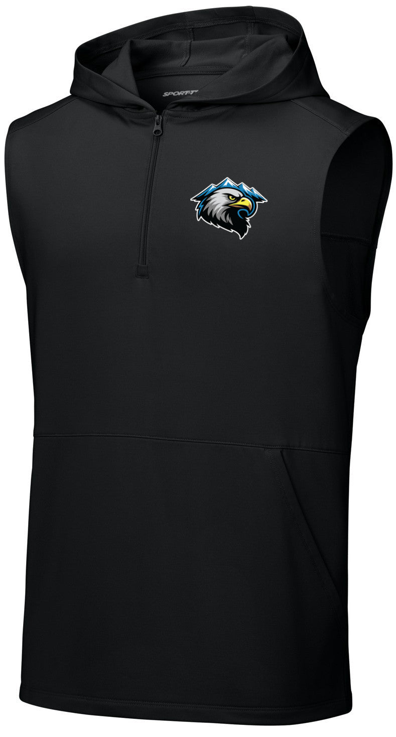 Sport-Wick Stretch Sleeveless Hooded 1/4-Zip