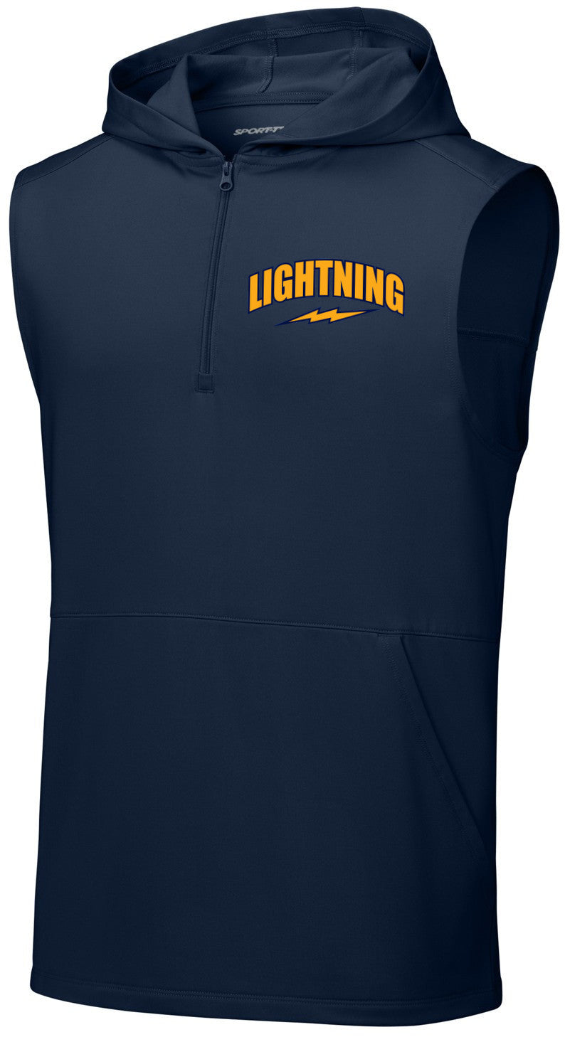 Sport-Wick Stretch Sleeveless Hooded 1/4-Zip