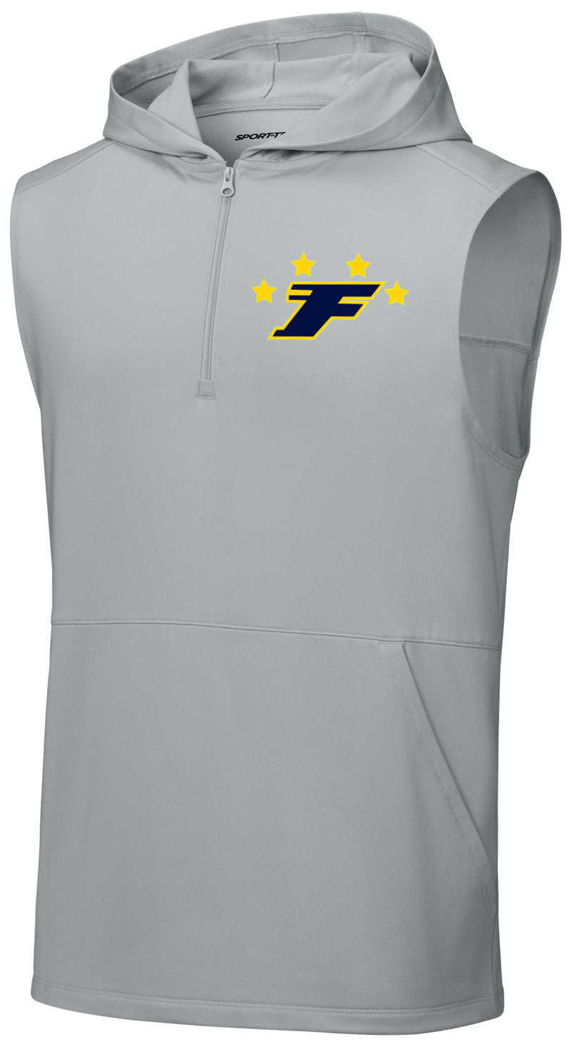 Sport-Wick Stretch Sleeveless Hooded 1/4-Zip