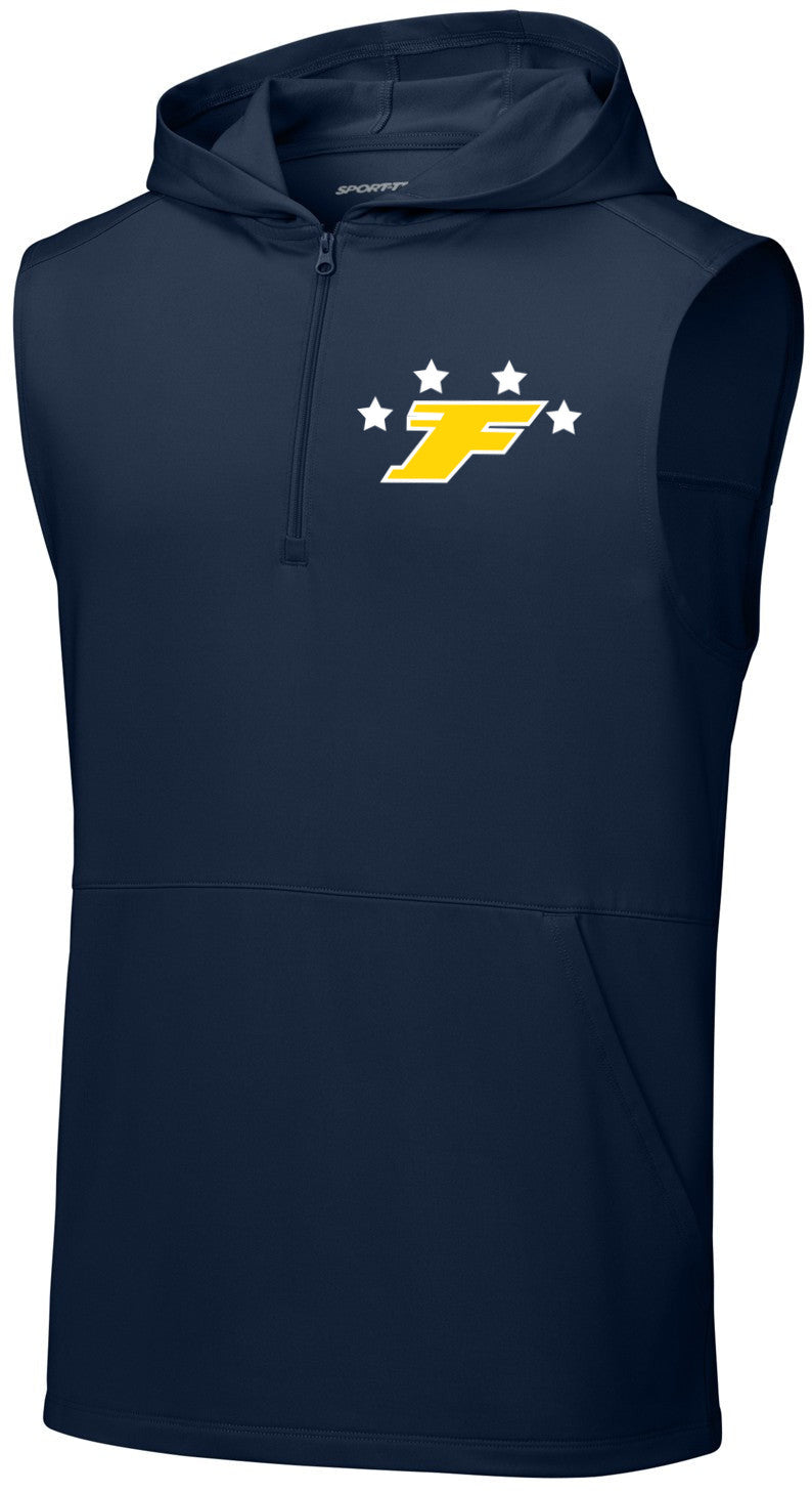 Sport-Wick Stretch Sleeveless Hooded 1/4-Zip