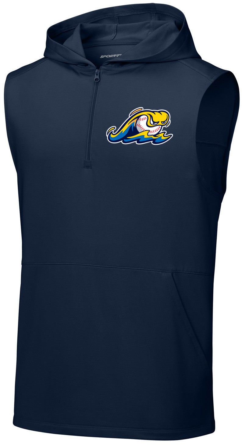 Sport-Wick Stretch Sleeveless Hooded 1/4-Zip