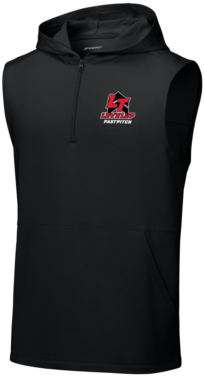 Sport-Wick Stretch Sleeveless Hooded 1/4-Zip
