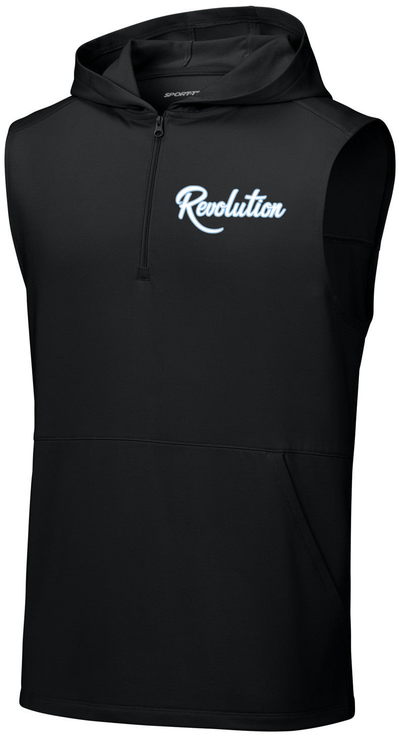 Sport-Wick Stretch Sleeveless Hooded 1/4-Zip
