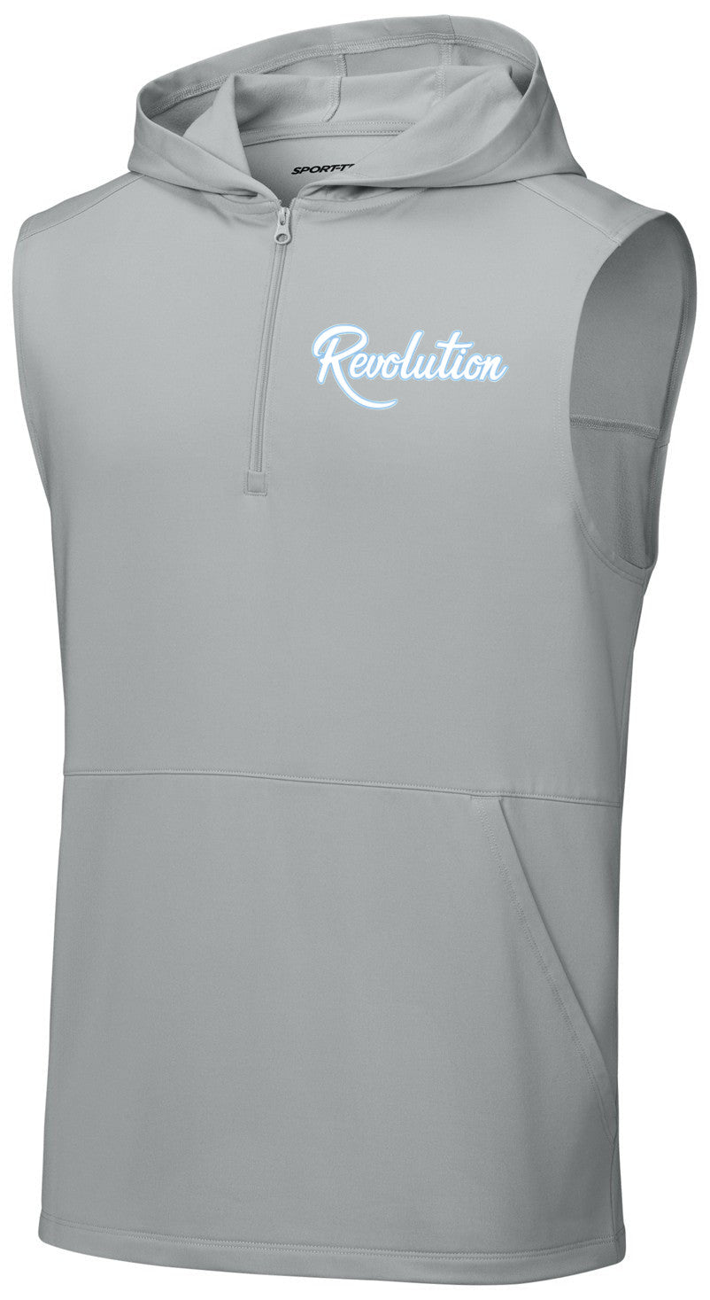 Sport-Wick Stretch Sleeveless Hooded 1/4-Zip
