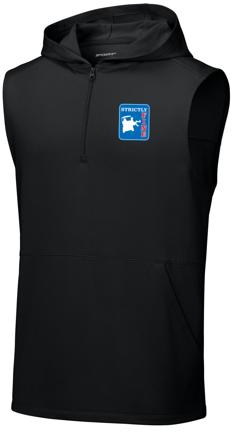 Sport-Wick Stretch Sleeveless Hooded 1/4-Zip