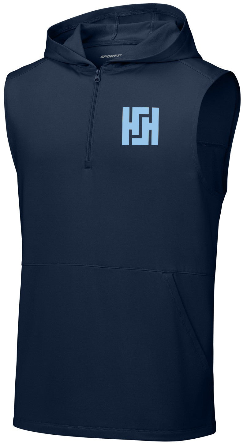 Sport-Wick Stretch Sleeveless Hooded 1/4-Zip