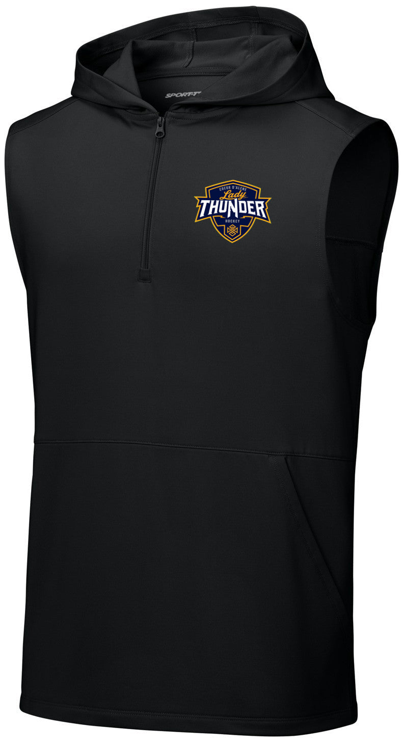 Sport-Wick Stretch Sleeveless Hooded 1/4-Zip