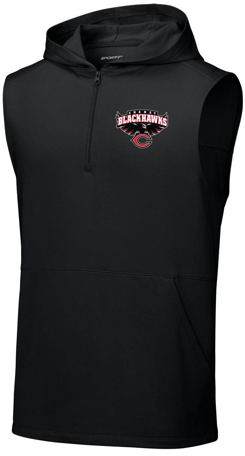Sport-Wick Stretch Sleeveless Hooded 1/4-Zip