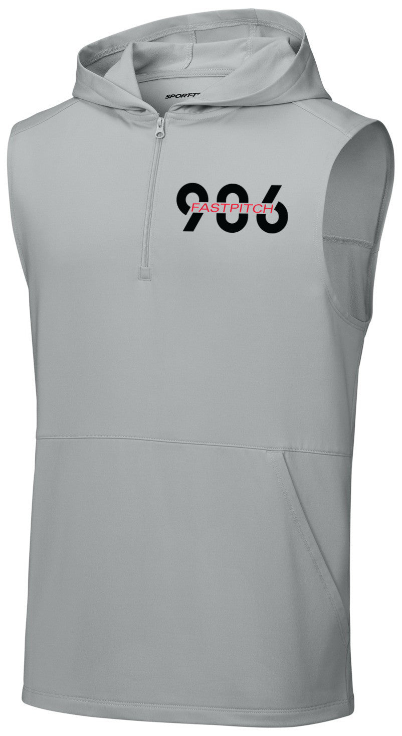 Sport-Wick Stretch Sleeveless Hooded 1/4-Zip