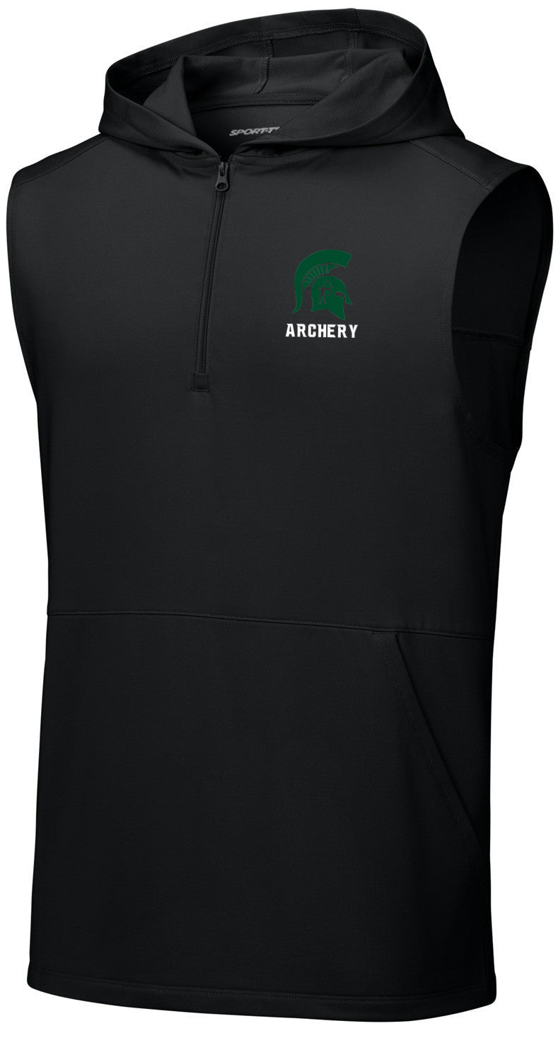 Sport-Wick Stretch Sleeveless Hooded 1/4-Zip