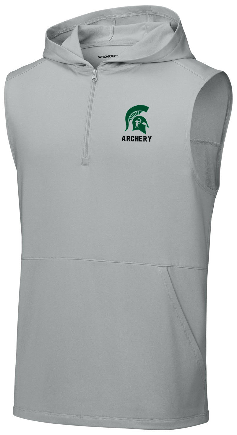 Sport-Wick Stretch Sleeveless Hooded 1/4-Zip