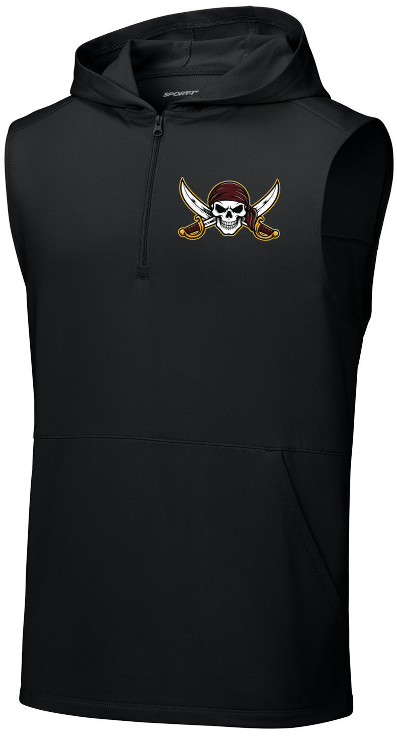 Sport-Wick Stretch Sleeveless Hooded 1/4-Zip