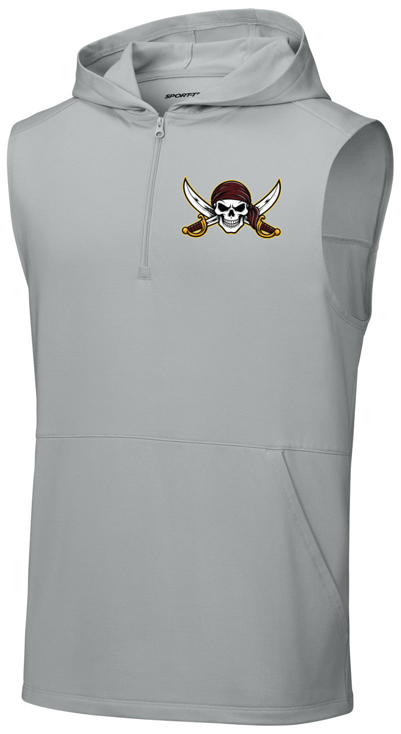 Sport-Wick Stretch Sleeveless Hooded 1/4-Zip
