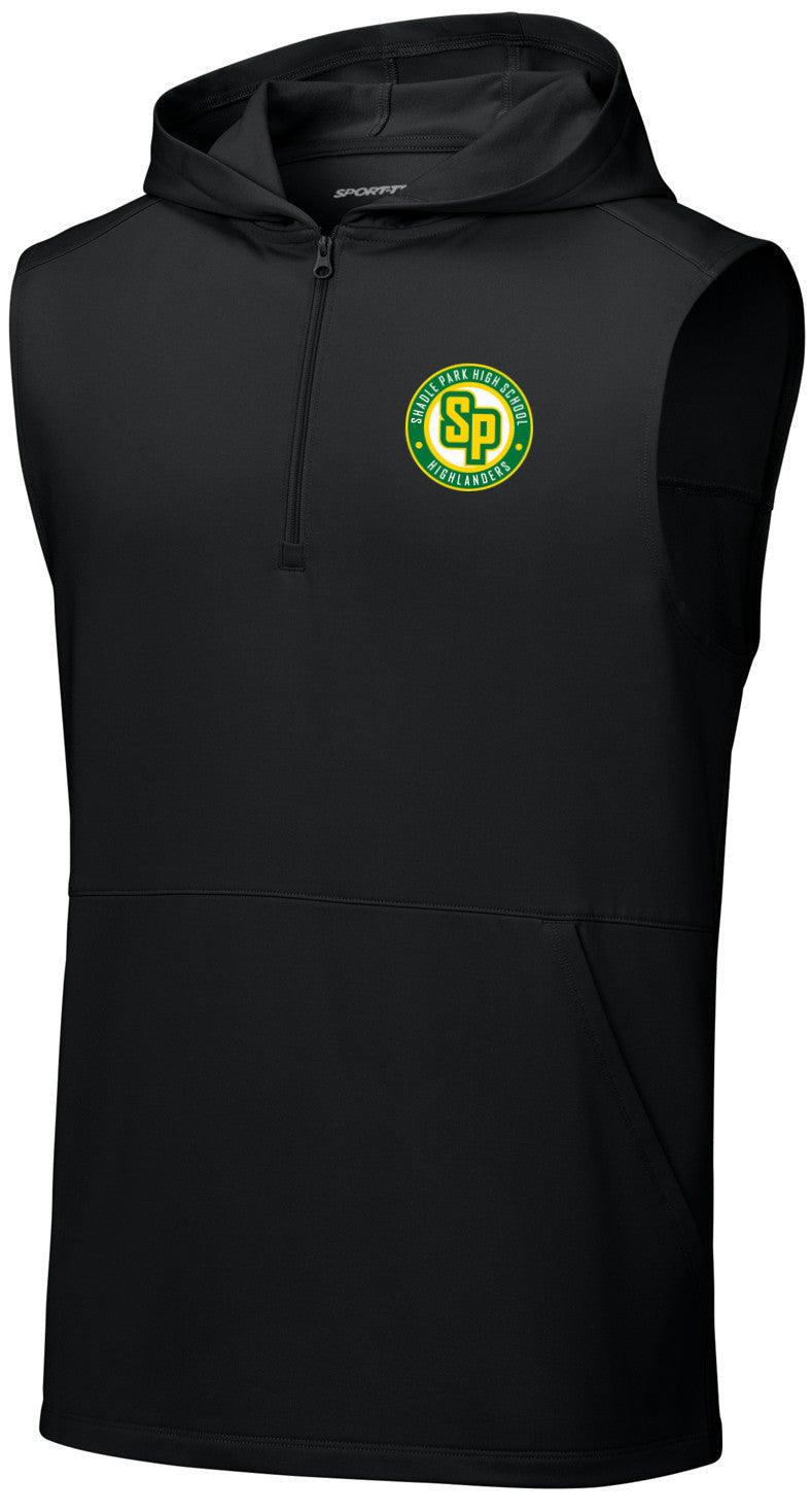 Sport-Wick Stretch Sleeveless Hooded 1/4-Zip