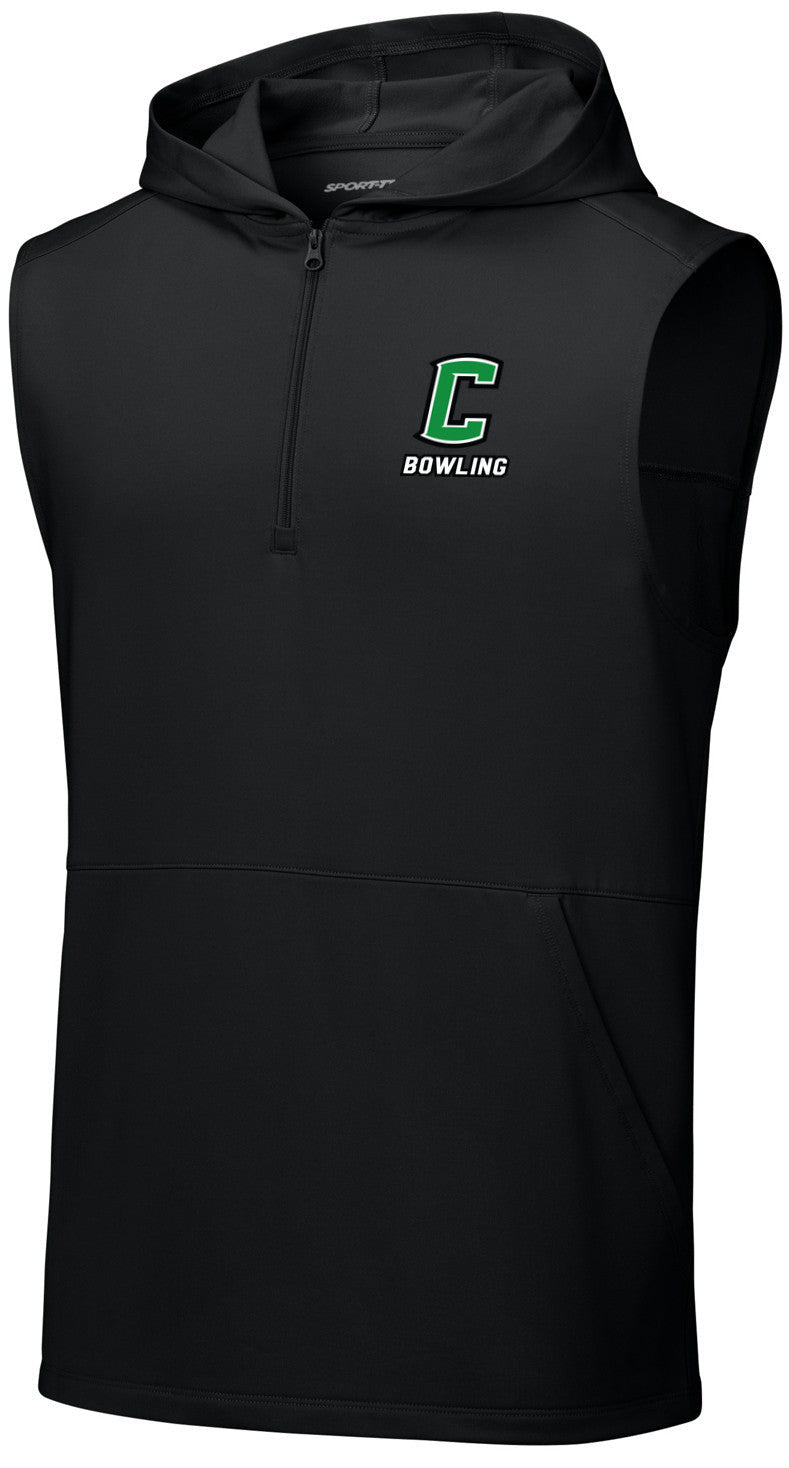 Sport-Wick Stretch Sleeveless Hooded 1/4-Zip