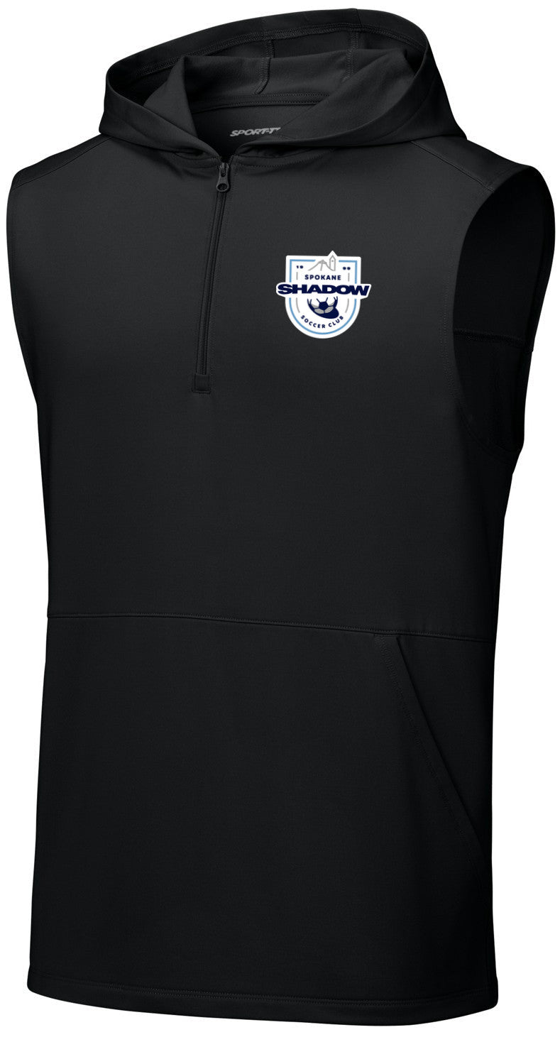 Sport-Wick Stretch Sleeveless Hooded 1/4-Zip