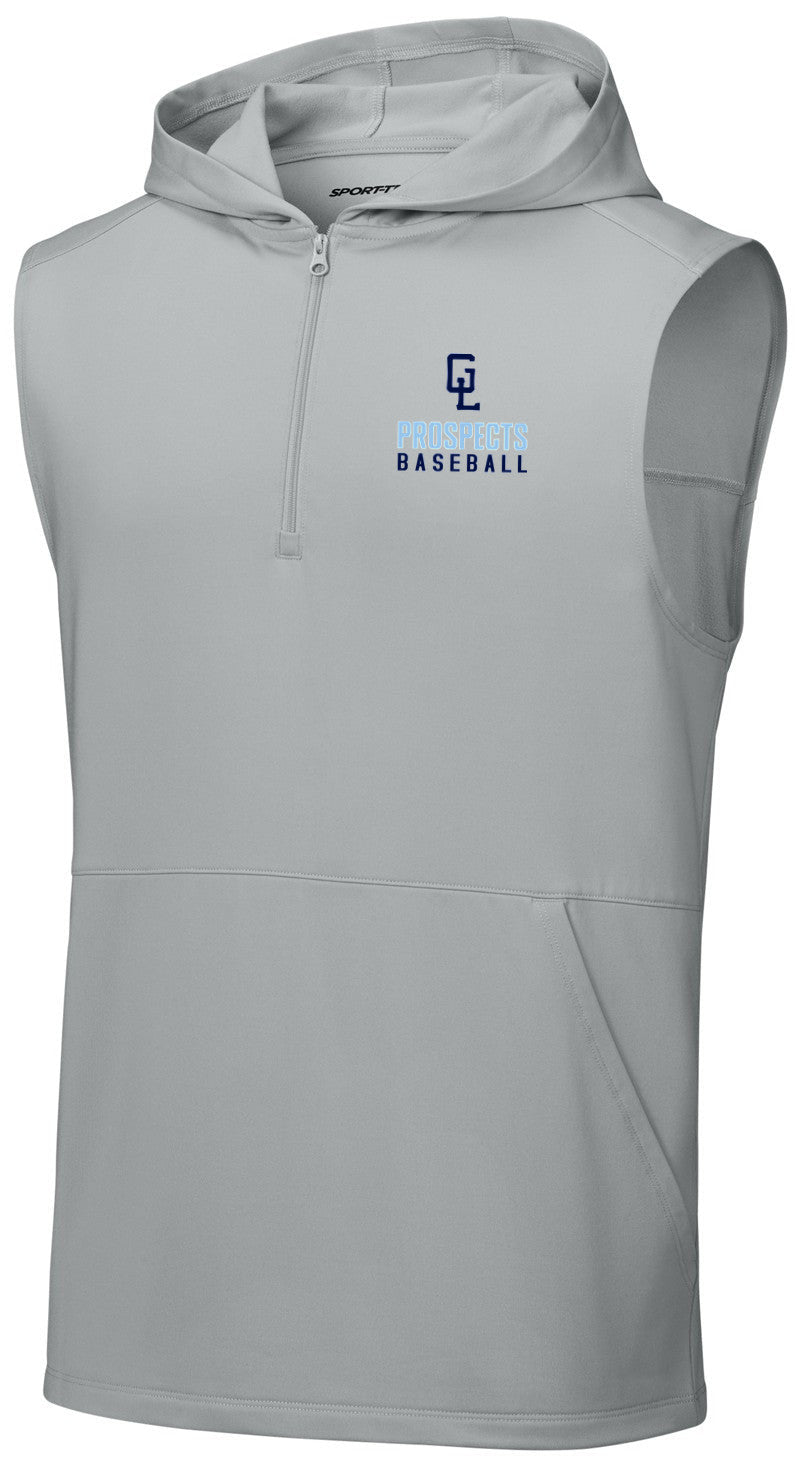 Sport-Wick Stretch Sleeveless Hooded 1/4-Zip