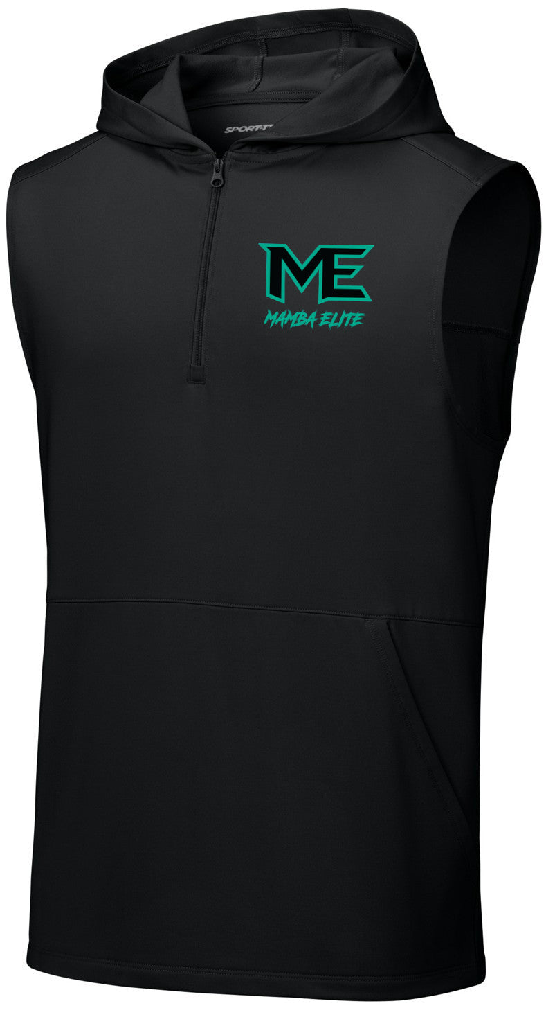 Sport-Wick Stretch Sleeveless Hooded 1/4-Zip