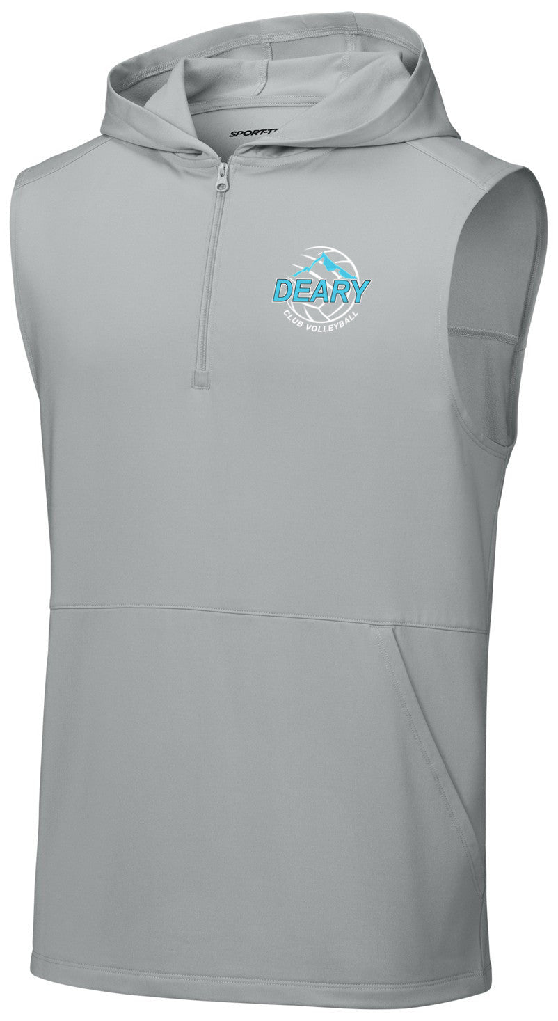 Sport-Wick Stretch Sleeveless Hooded 1/4-Zip