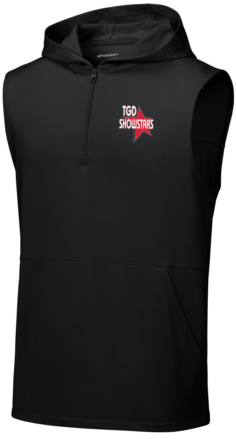 Sport-Wick Stretch Sleeveless Hooded 1/4-Zip