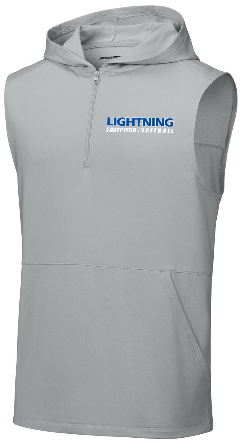 Sport-Wick Stretch Sleeveless Hooded 1/4-Zip