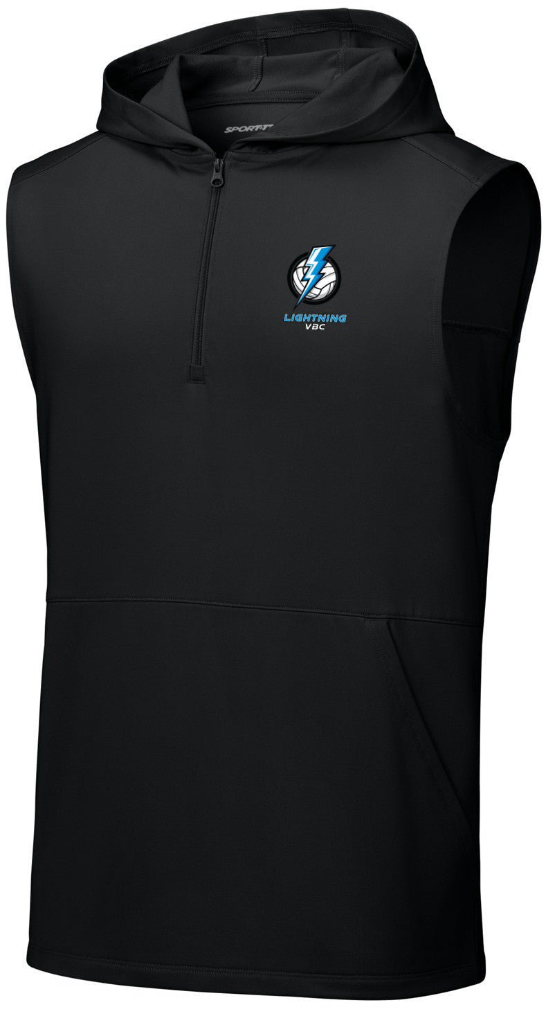 Sport-Wick Stretch Sleeveless Hooded 1/4-Zip