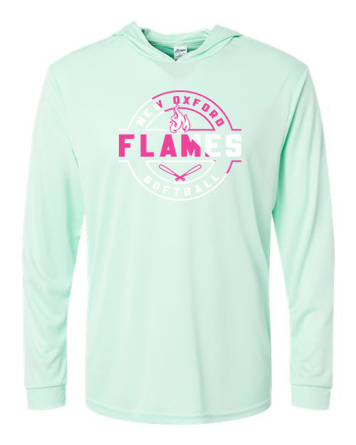 Unisex Bahama Performance Hooded Long Sleeve T-Shirt