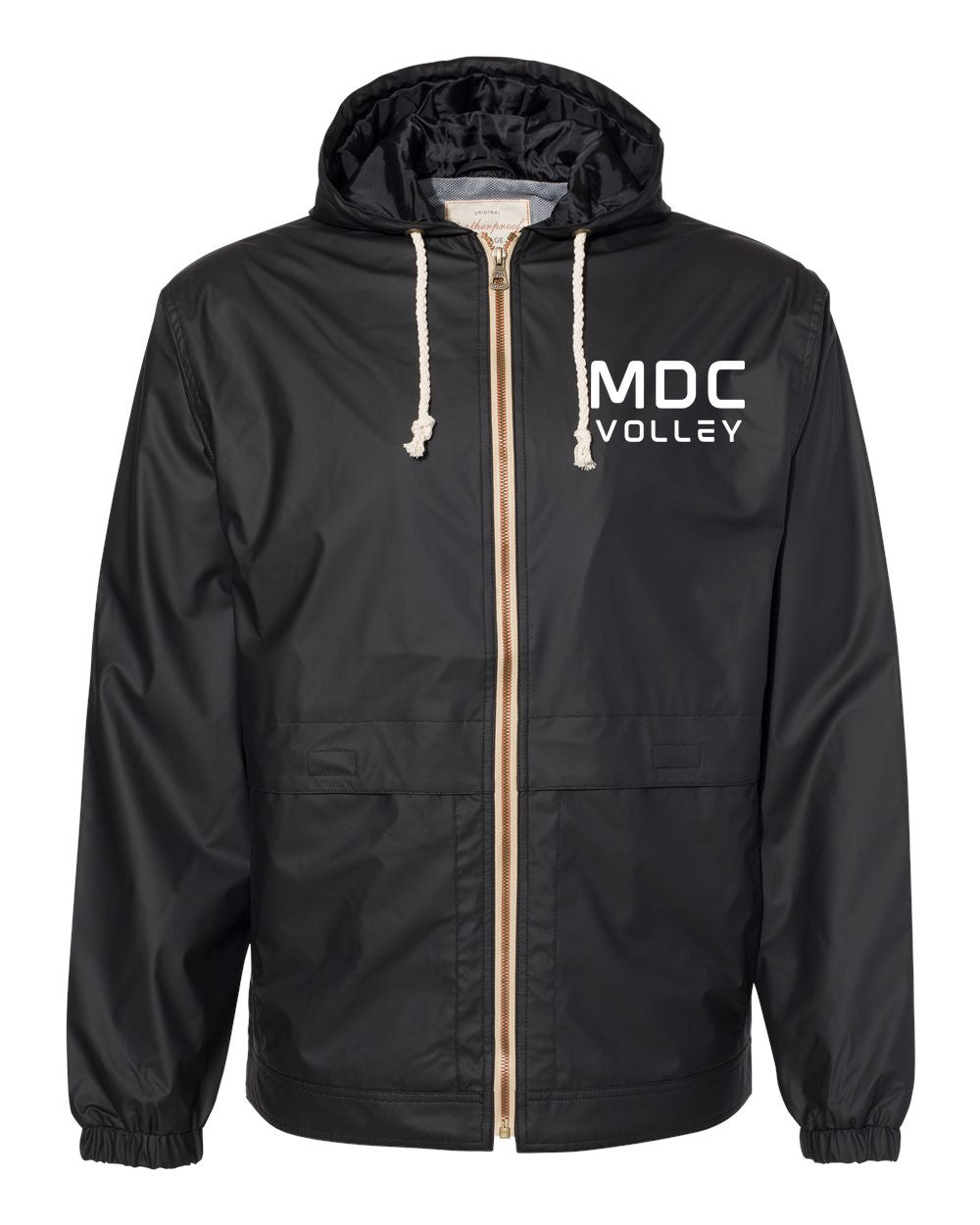 Unisex Vintage Hooded Rain Jacket