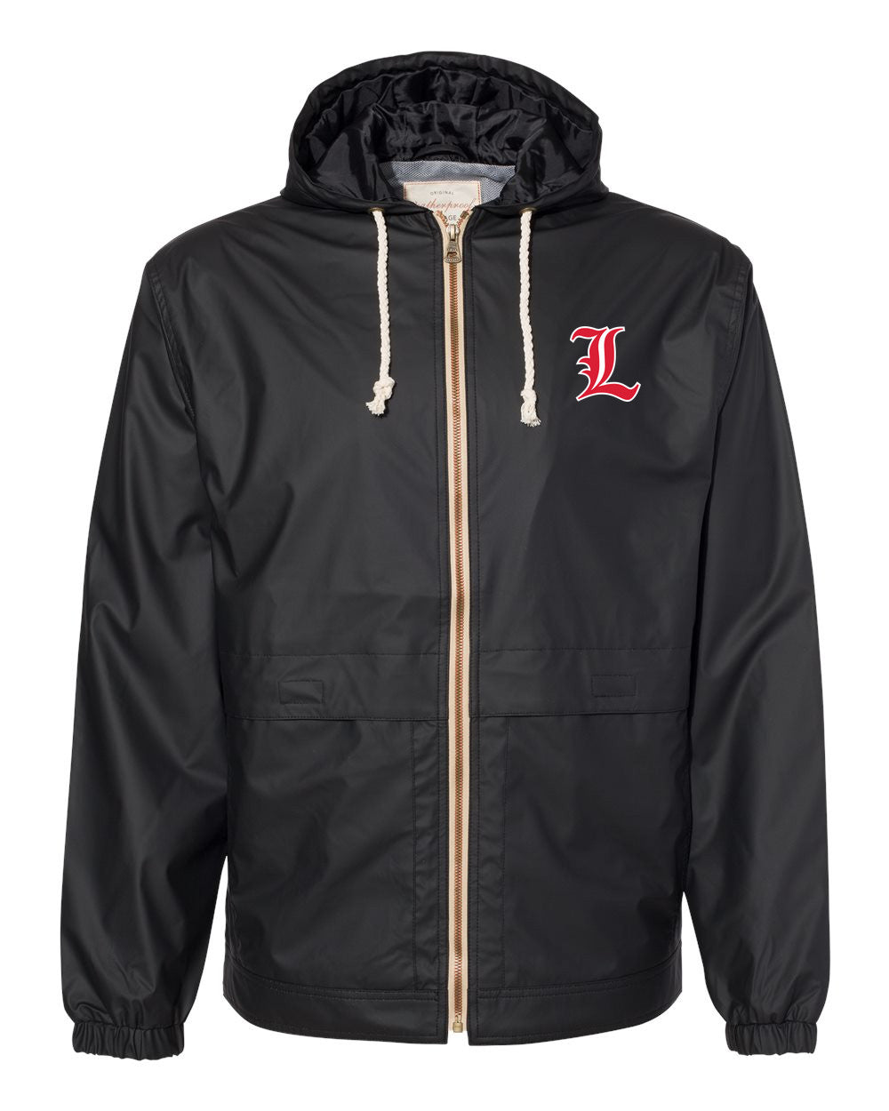 Unisex Vintage Hooded Rain Jacket