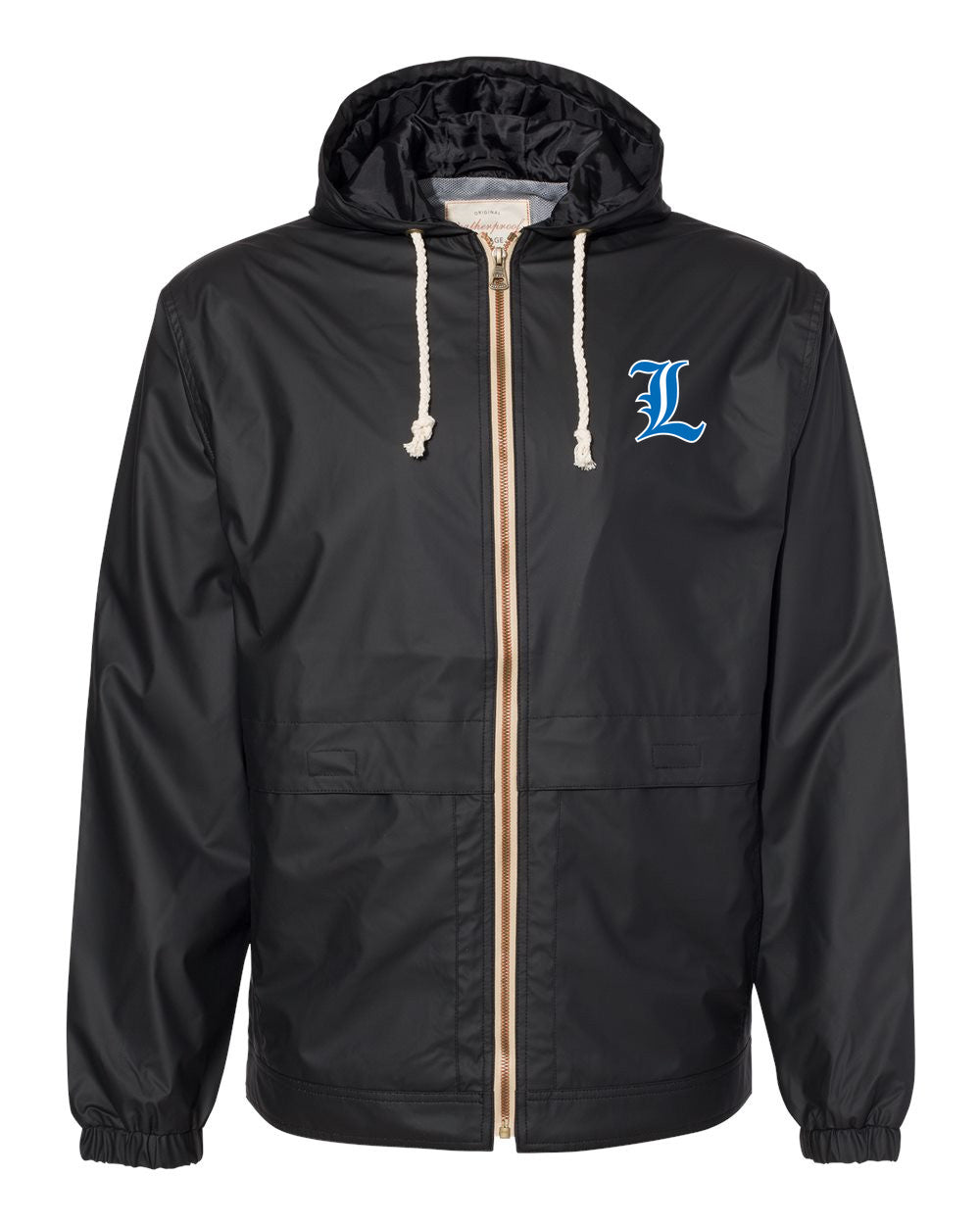 Unisex Vintage Hooded Rain Jacket