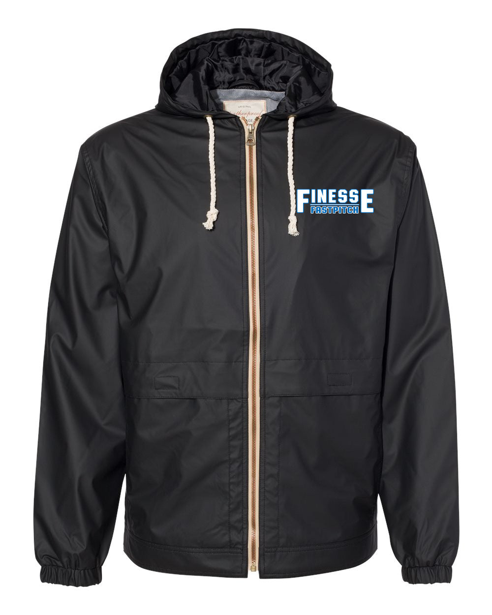 Unisex Vintage Hooded Rain Jacket