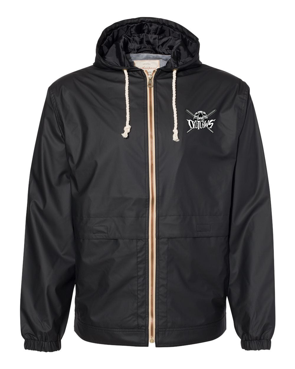 Unisex Vintage Hooded Rain Jacket