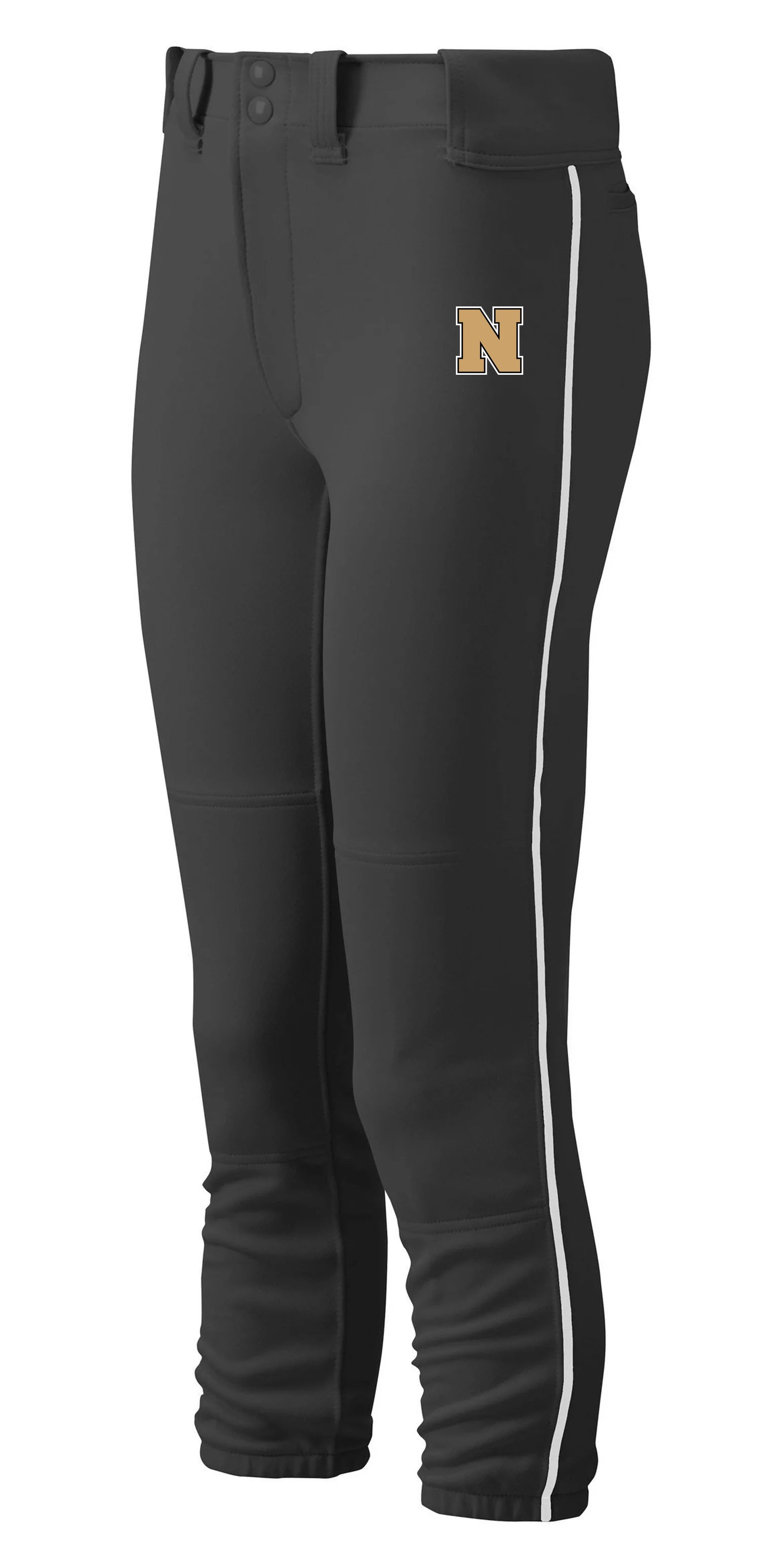 Women's Belted Piped Softball Pant