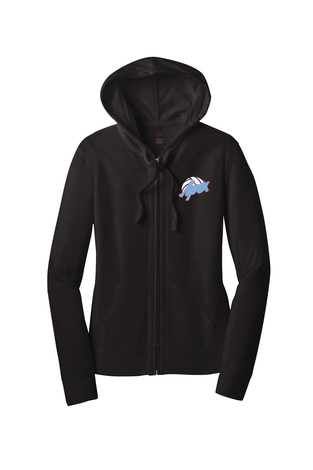 Women’s Fitted Jersey Full-Zip Hoodie