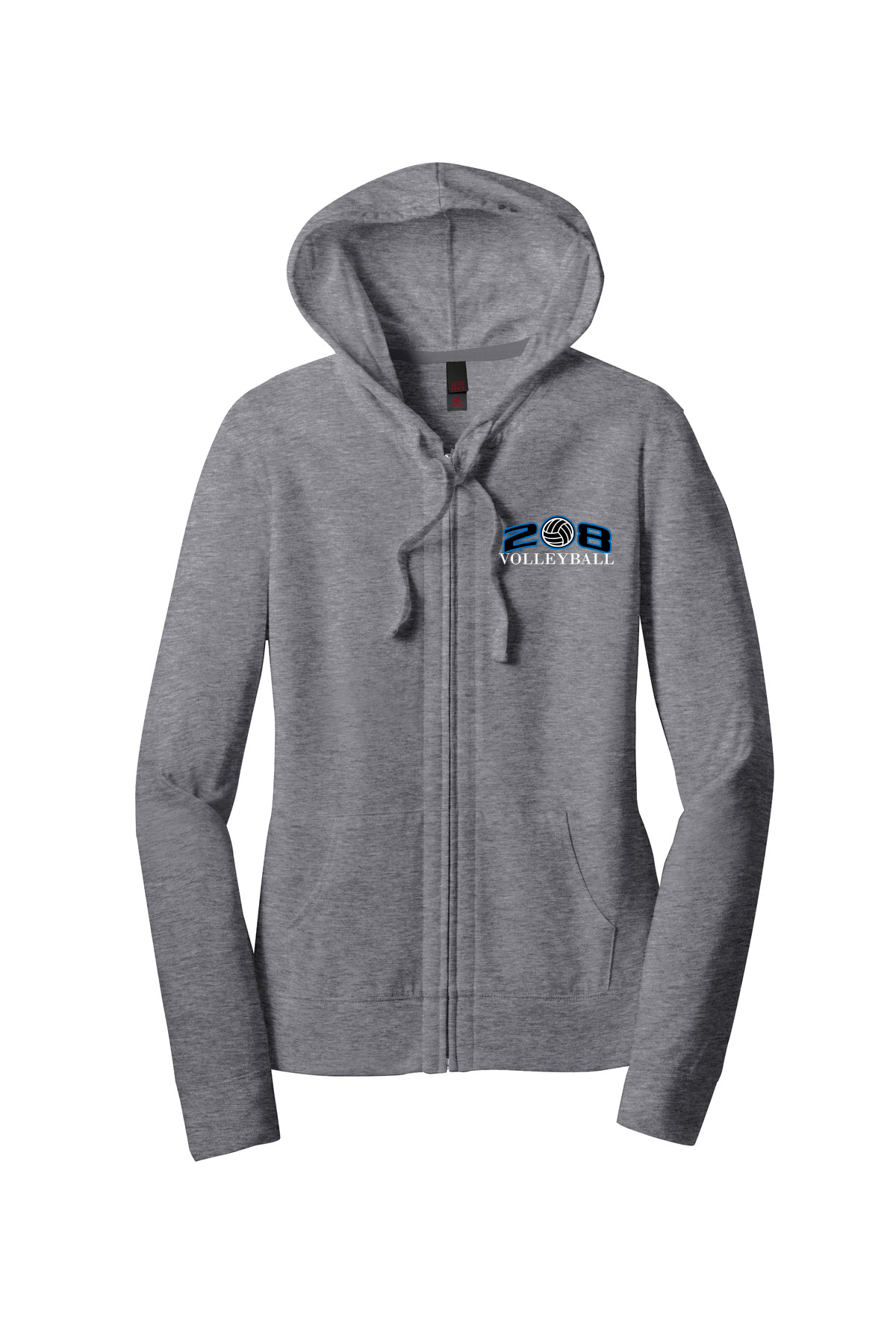 Women’s Fitted Jersey Full-Zip Hoodie