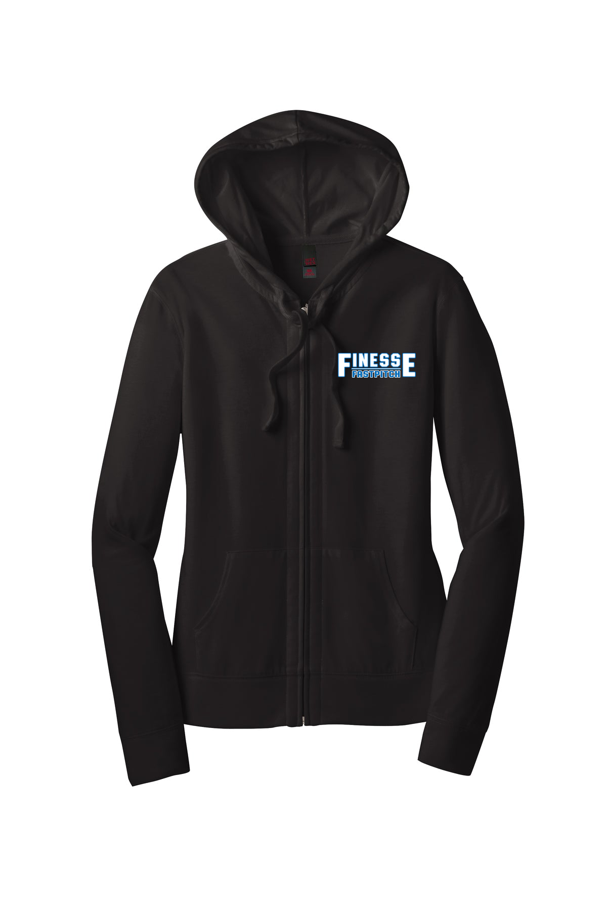 Women’s Fitted Jersey Full-Zip Hoodie