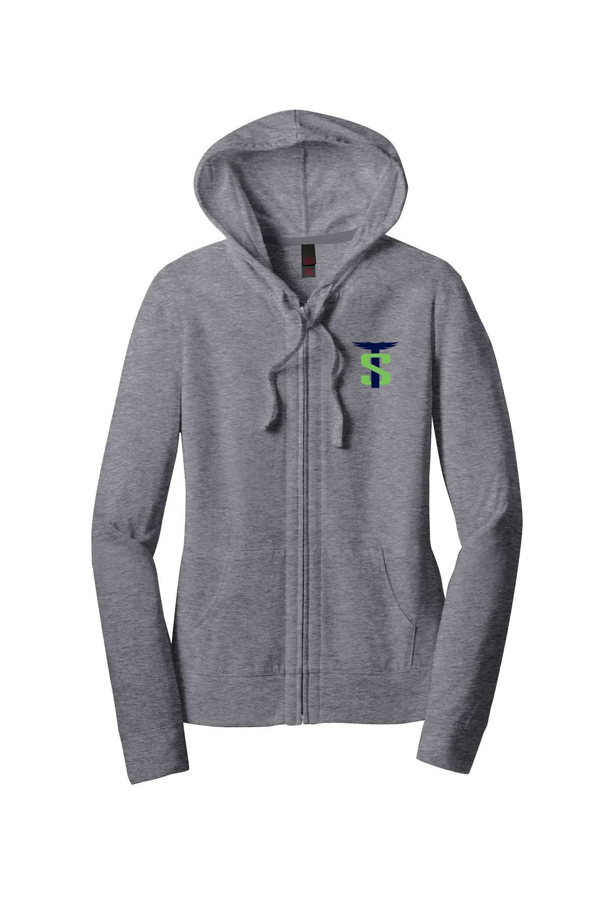 Women’s Fitted Jersey Full-Zip Hoodie