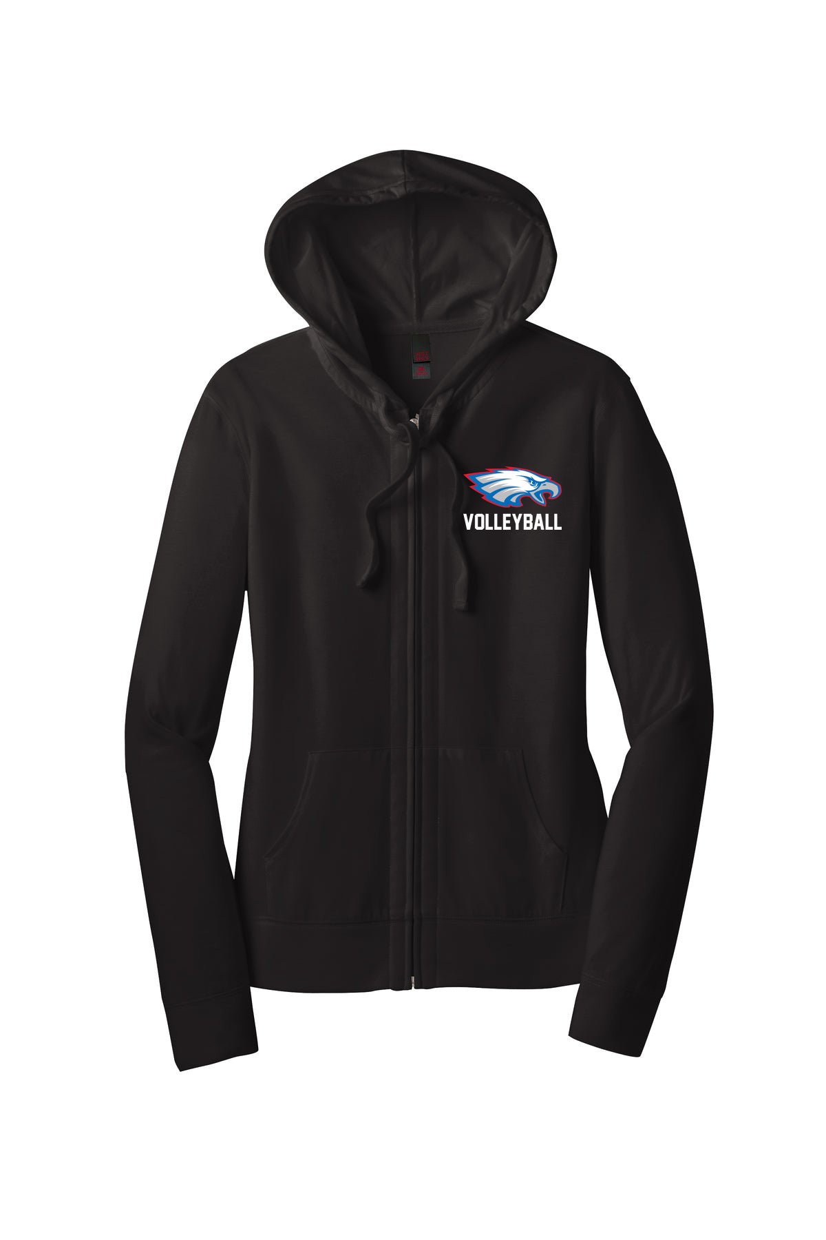 Women’s Fitted Jersey Full-Zip Hoodie