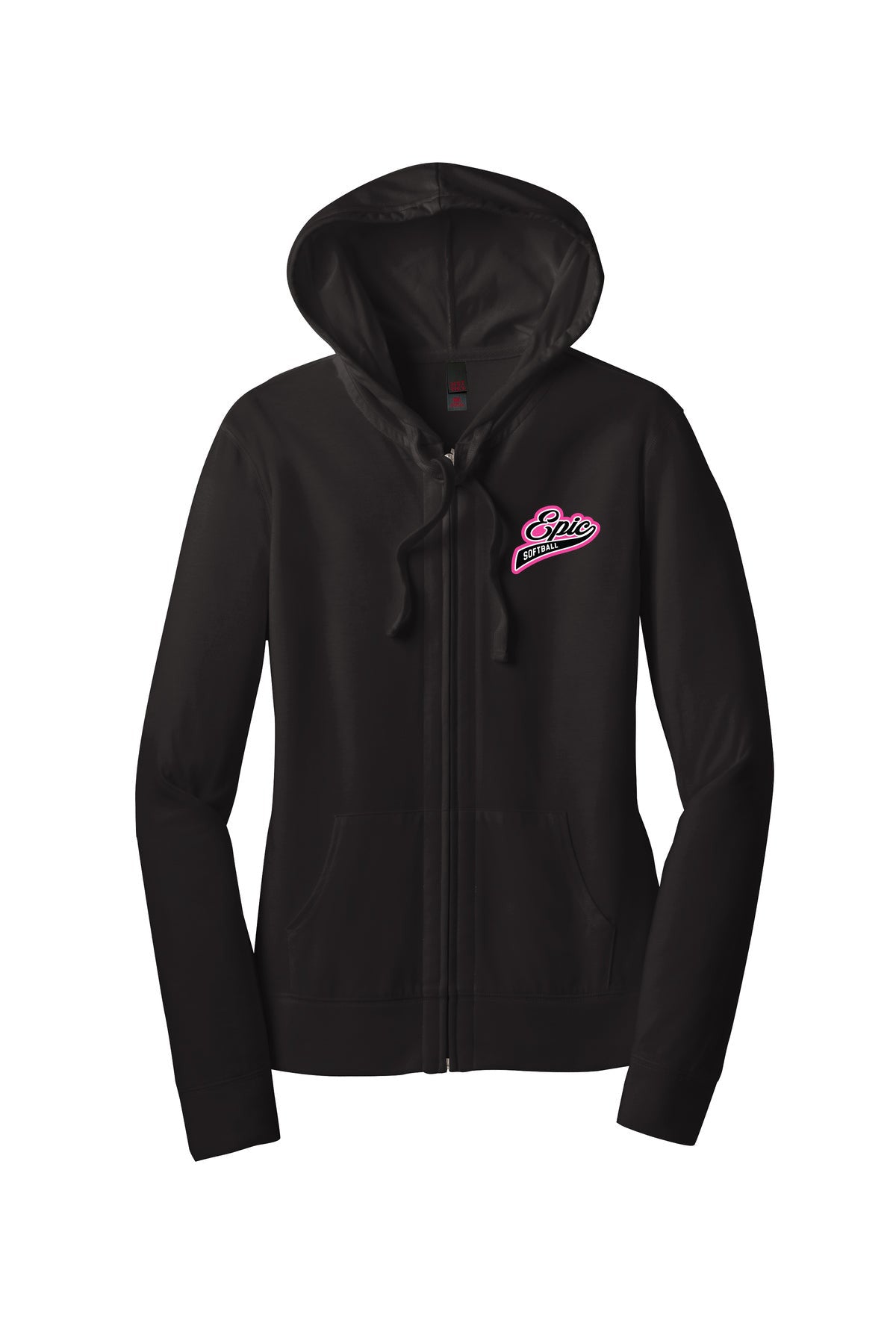 Women’s Fitted Jersey Full-Zip Hoodie