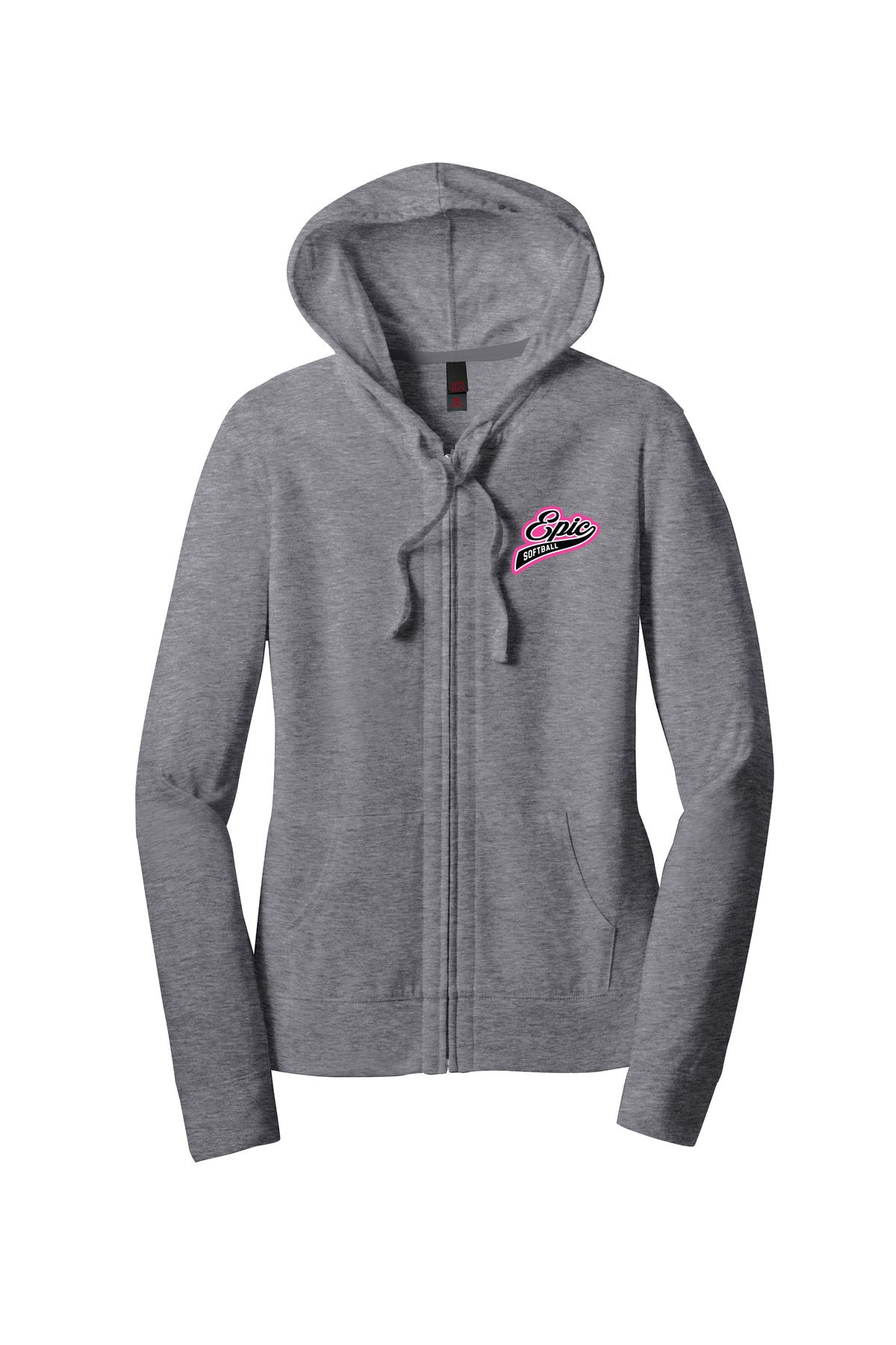 Women’s Fitted Jersey Full-Zip Hoodie