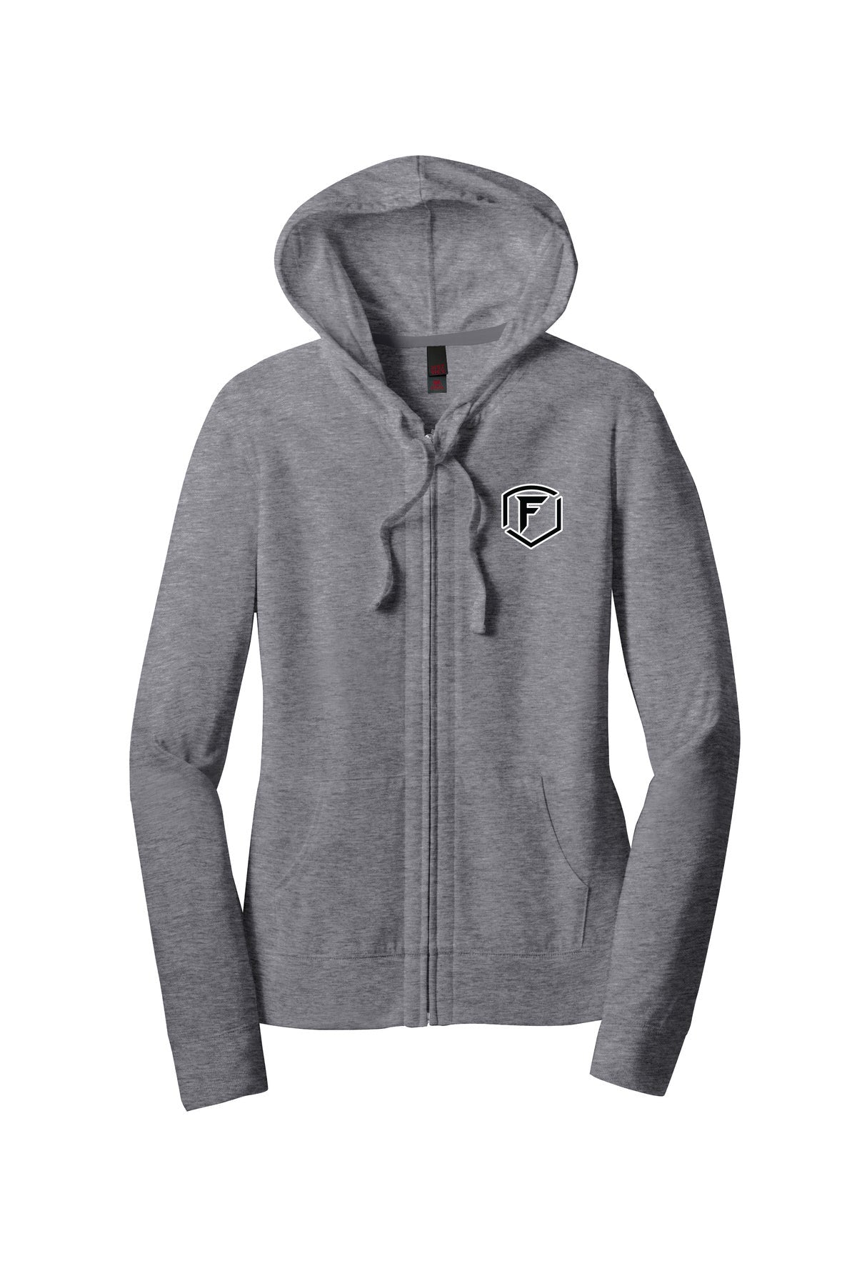 Women’s Fitted Jersey Full-Zip Hoodie