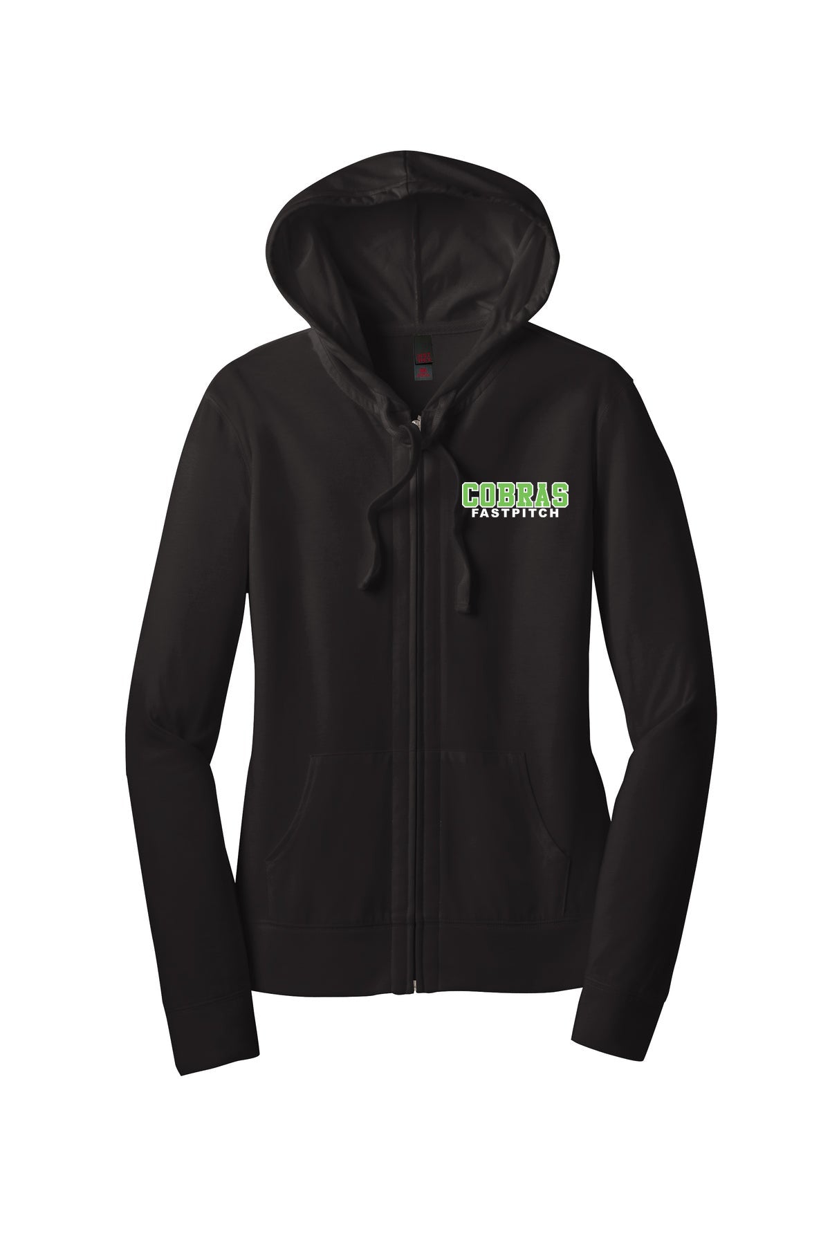 Women’s Fitted Jersey Full-Zip Hoodie