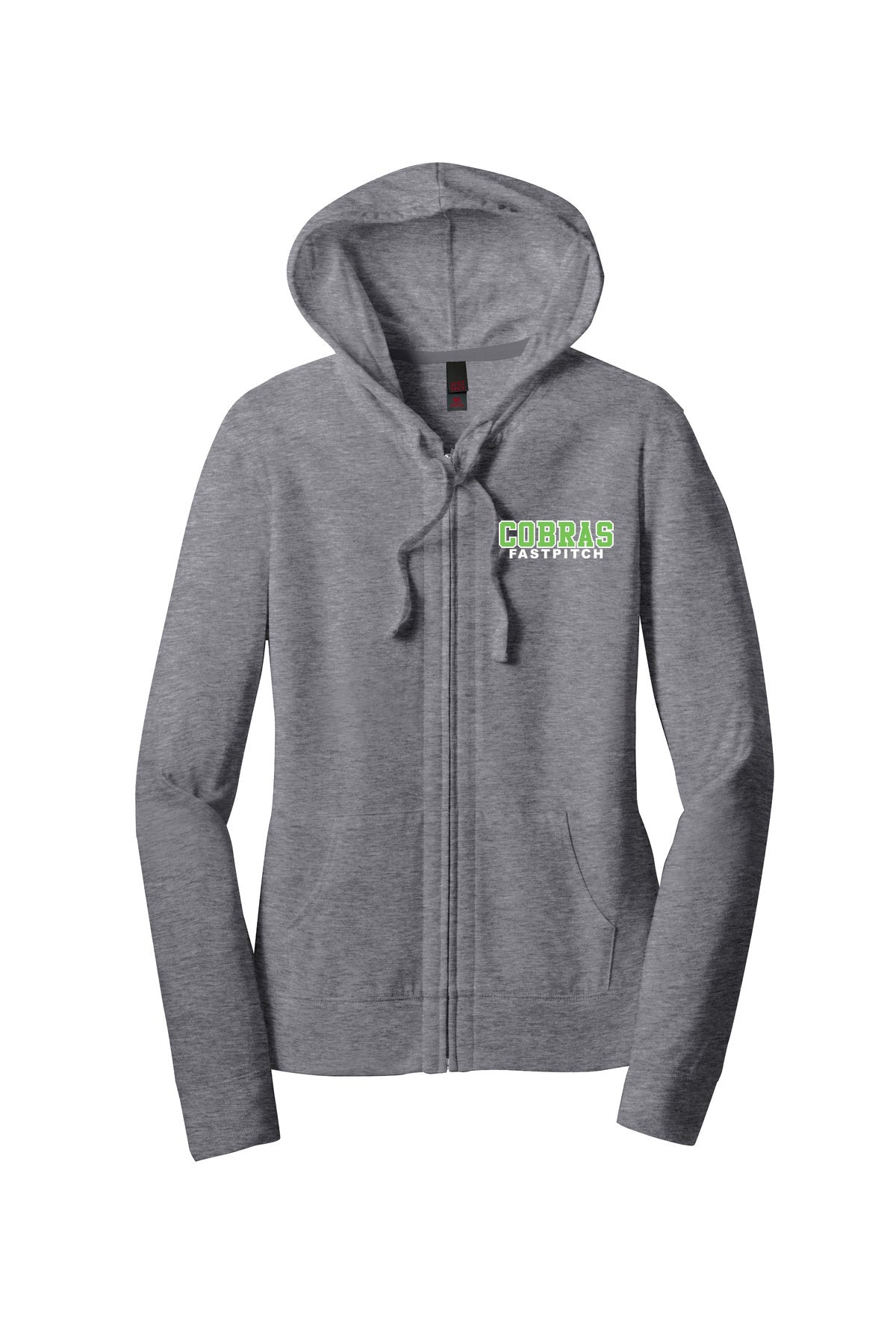 Women’s Fitted Jersey Full-Zip Hoodie